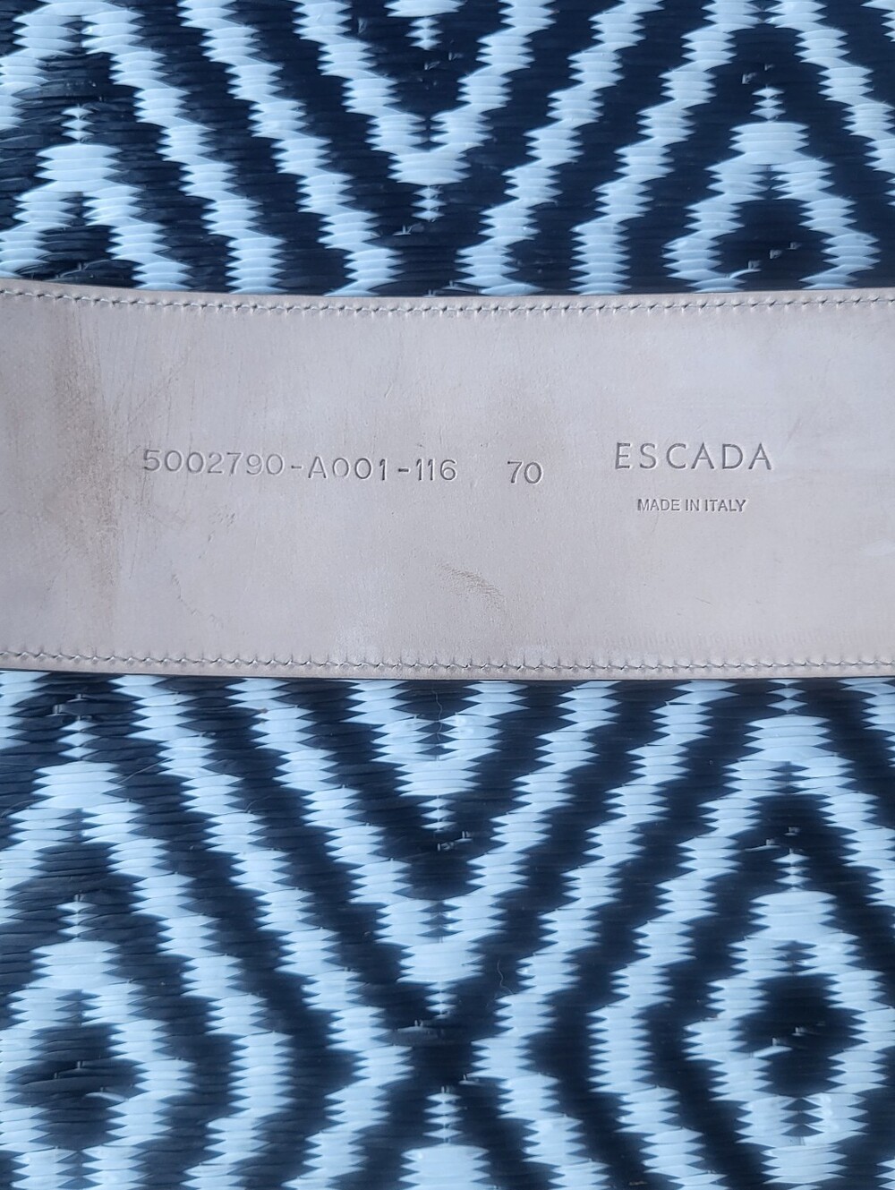 Escada Leather Belt Made In Italy - Picture 7 of 9